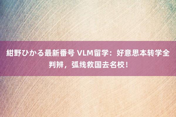 紺野ひかる最新番号 VLM留学：好意思本转学全判辨，弧线救国去名校！