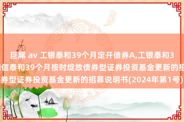 巨屌 av 工银泰和39个月定开债券A，工银泰和39个月定开债券C: 工银瑞信泰和39个月按时绽放债券型证券投资基金更新的招募说明书(2024年第1号)