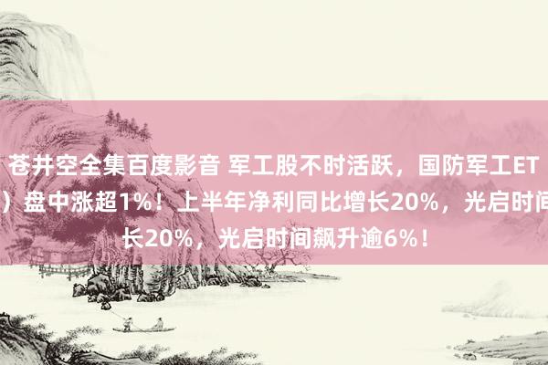 苍井空全集百度影音 军工股不时活跃，国防军工ETF（512810）盘中涨超1%！上半年净利同比增长20%，光启时间飙升逾6%！